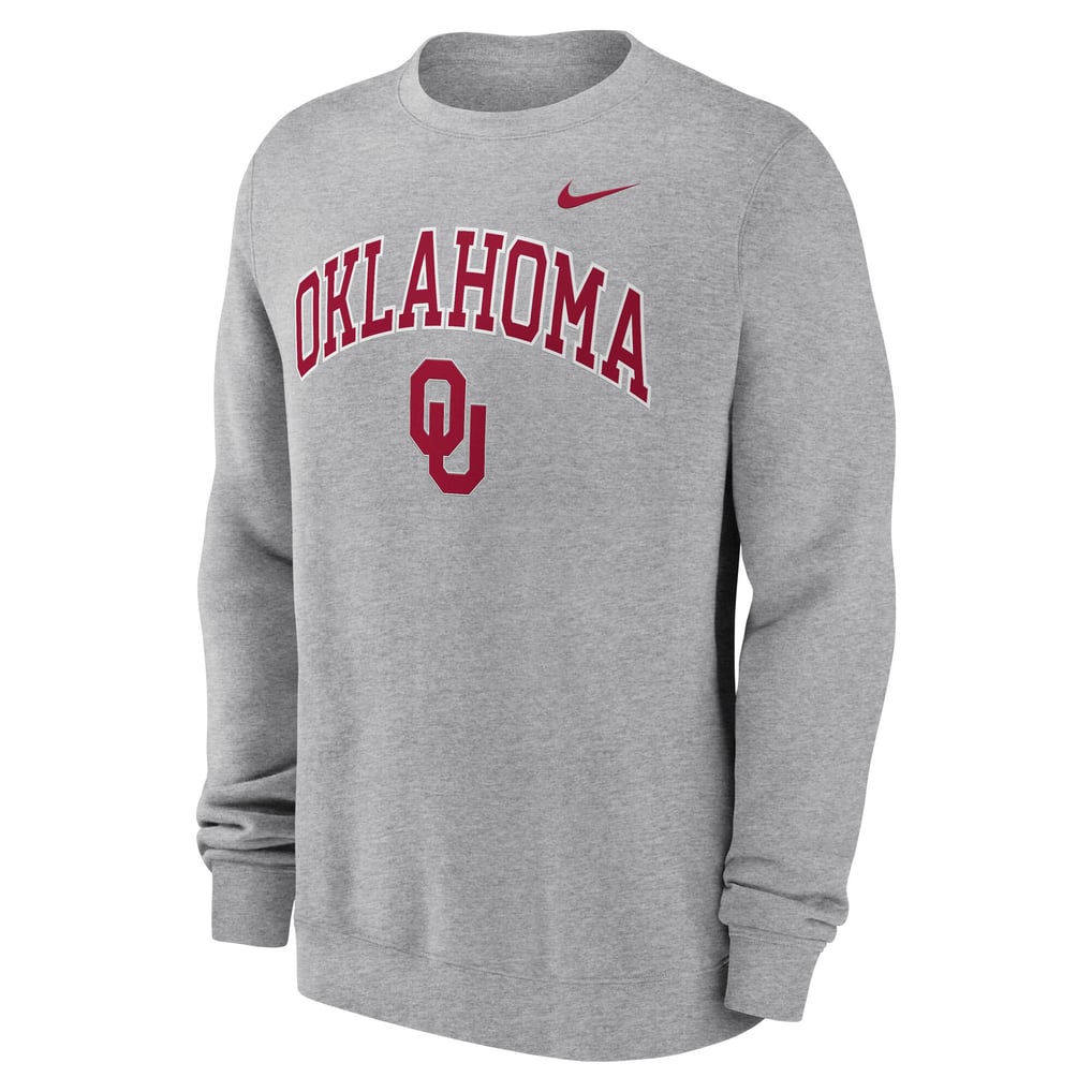 Oklahoma Sooners Nike Arch Pullover Sweatshirt - Gray