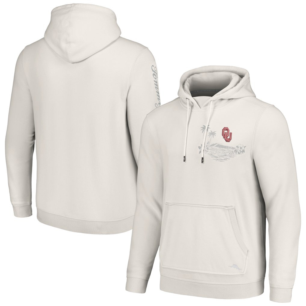Oklahoma Sooners Tommy Bahama Home Game Pullover Hoodie - White