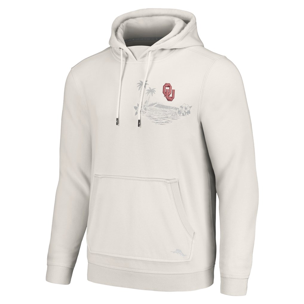 Oklahoma Sooners Tommy Bahama Home Game Pullover Hoodie - White