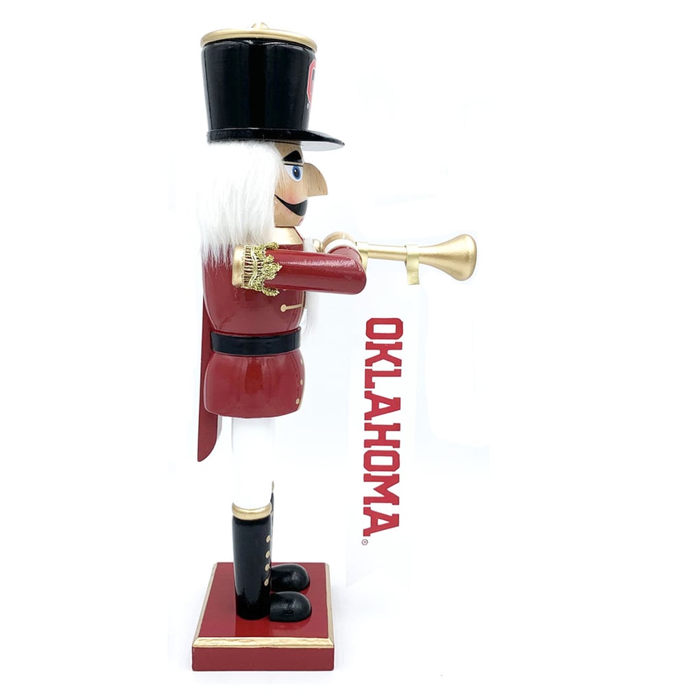 Oklahoma Sooners 14" Bugler Nutcracker