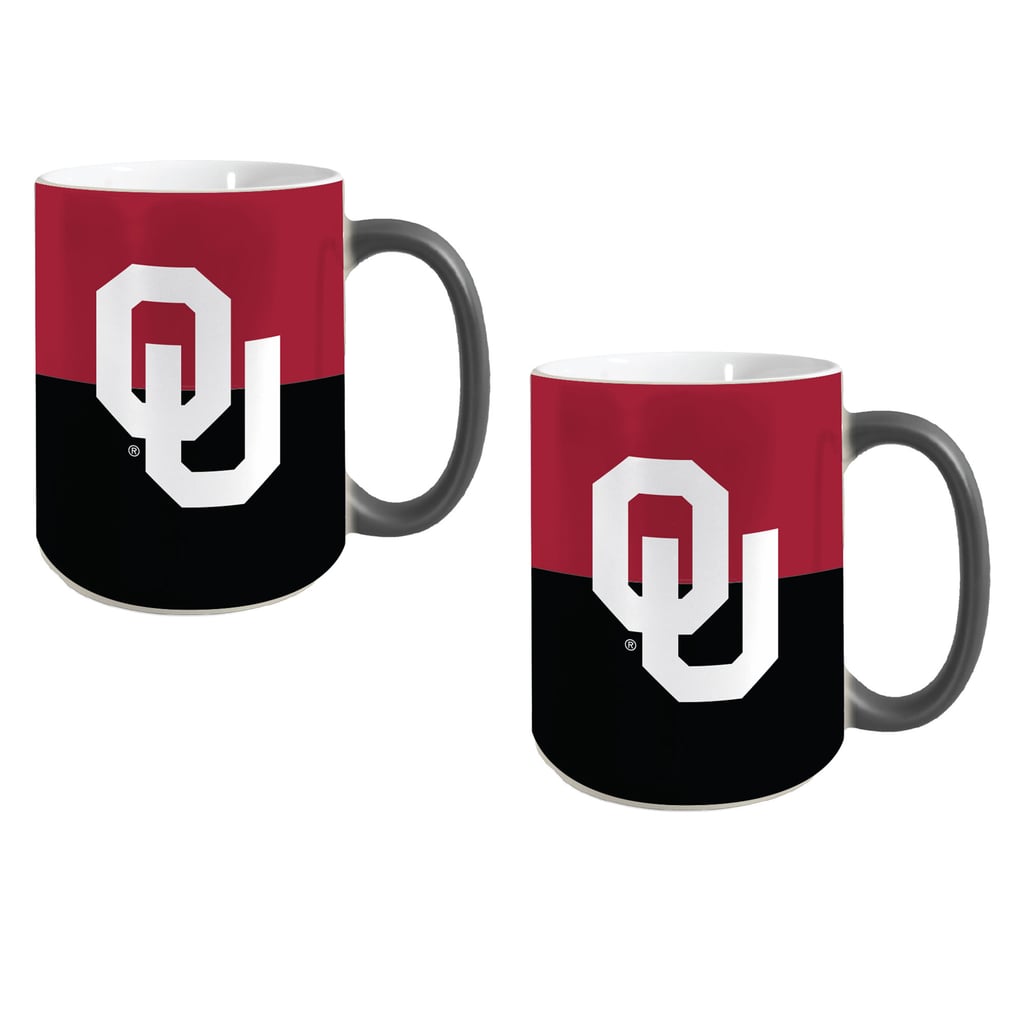 Oklahoma Sooners Two-Pack 15oz. Reveal Mug Set