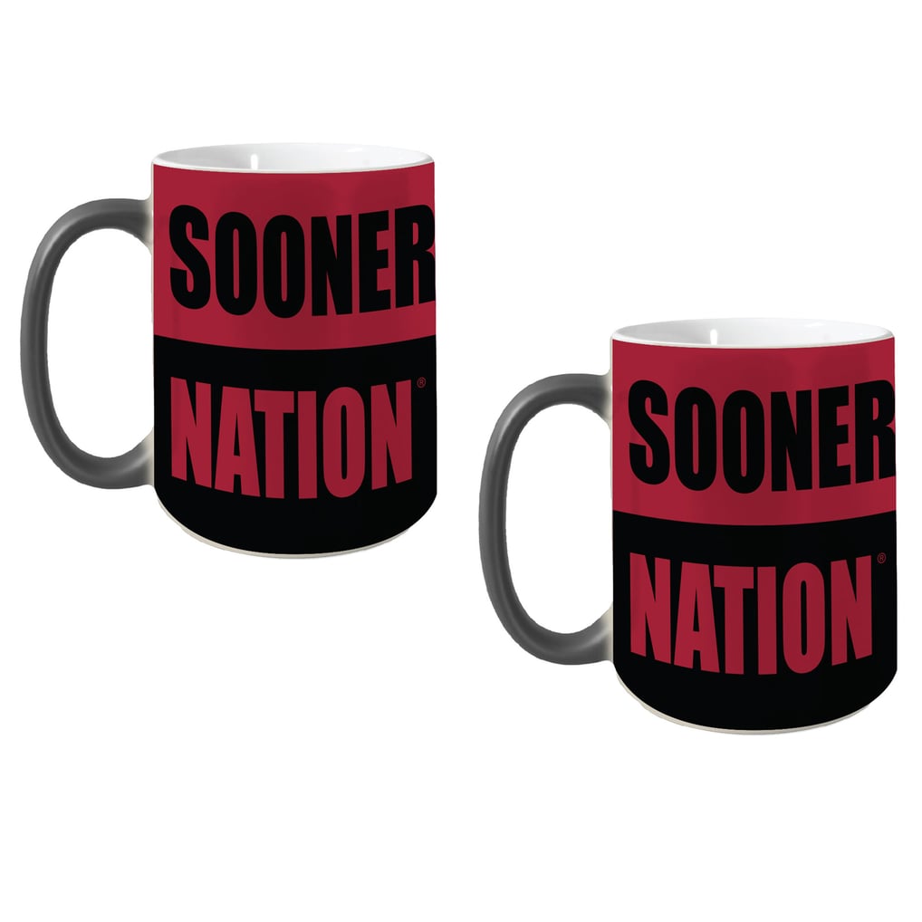 Oklahoma Sooners Two-Pack 15oz. Reveal Mug Set