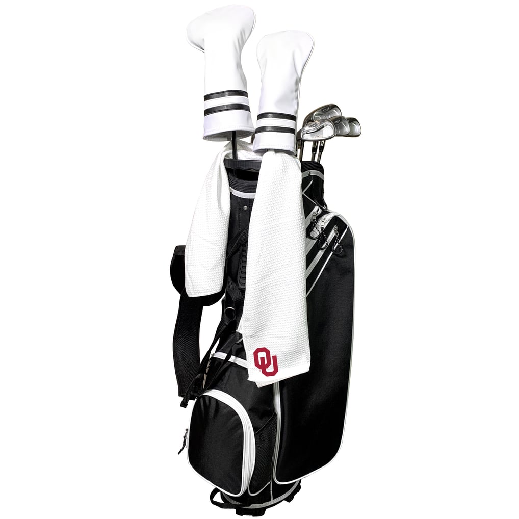 Oklahoma Sooners 16'' x 40'' Microfiber Golf Towel - White