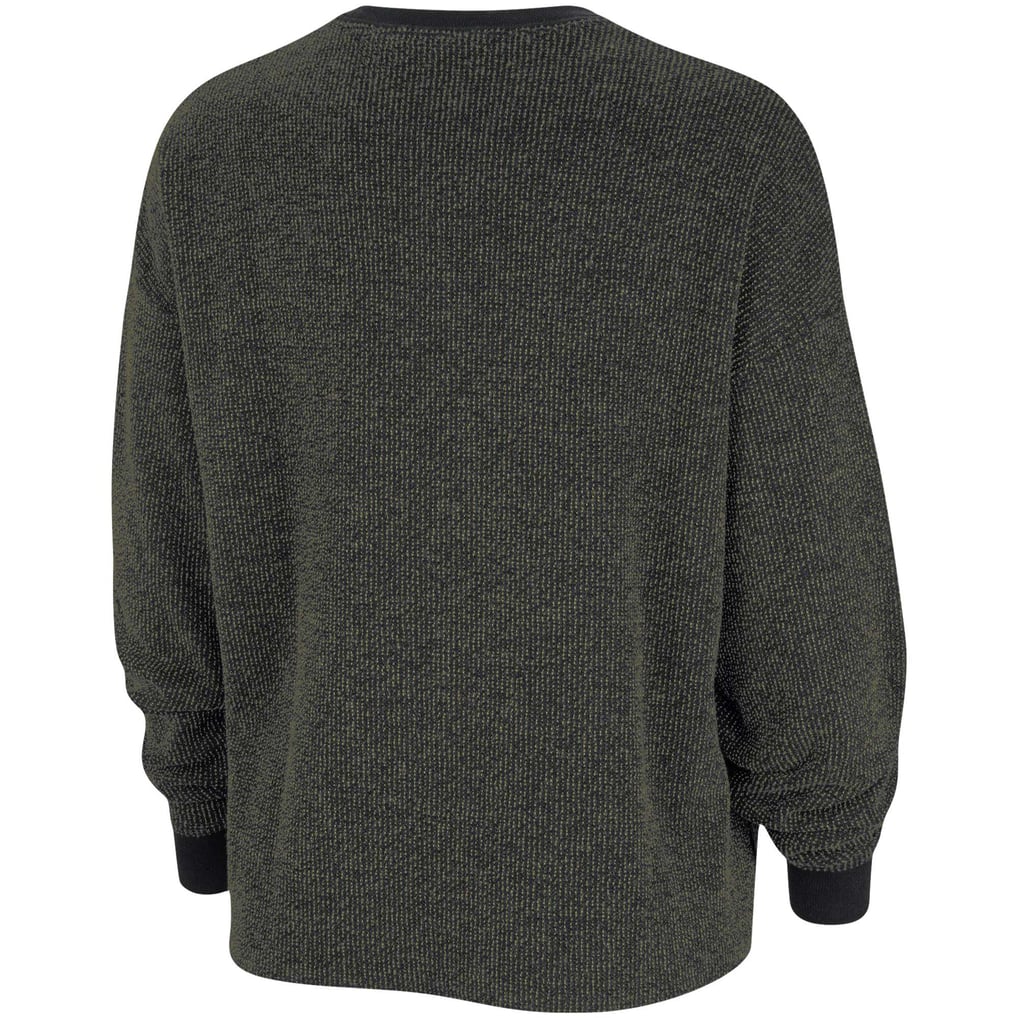  Oklahoma Sooners Nike Women's Yoga Script Pullover Sweatshirt - Black