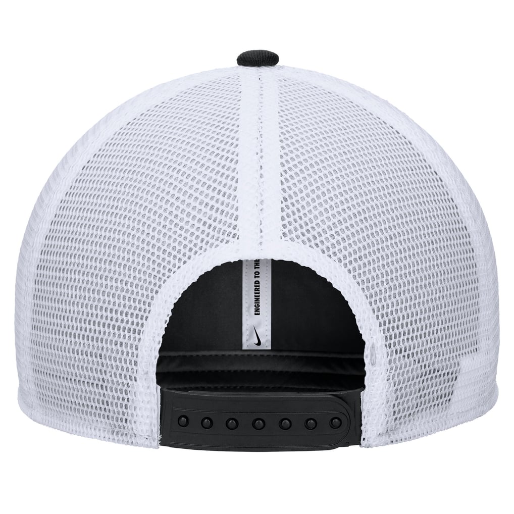Oklahoma State Cowboys Nike Rise Adjustable Trucker Hat - Black