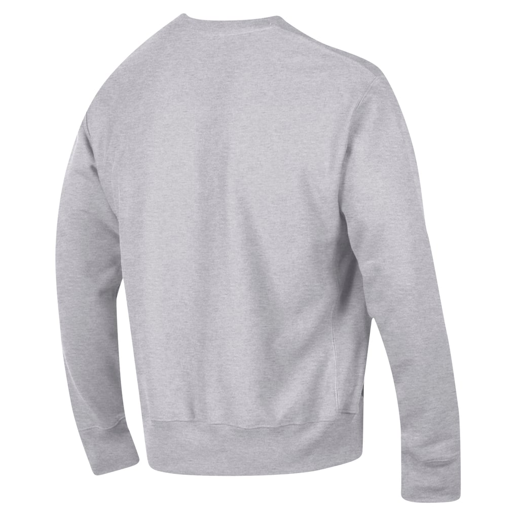 Ole Miss Rebels Champion Vault Late Night Reverse Weave Pullover Sweatshirt - Heather Gray