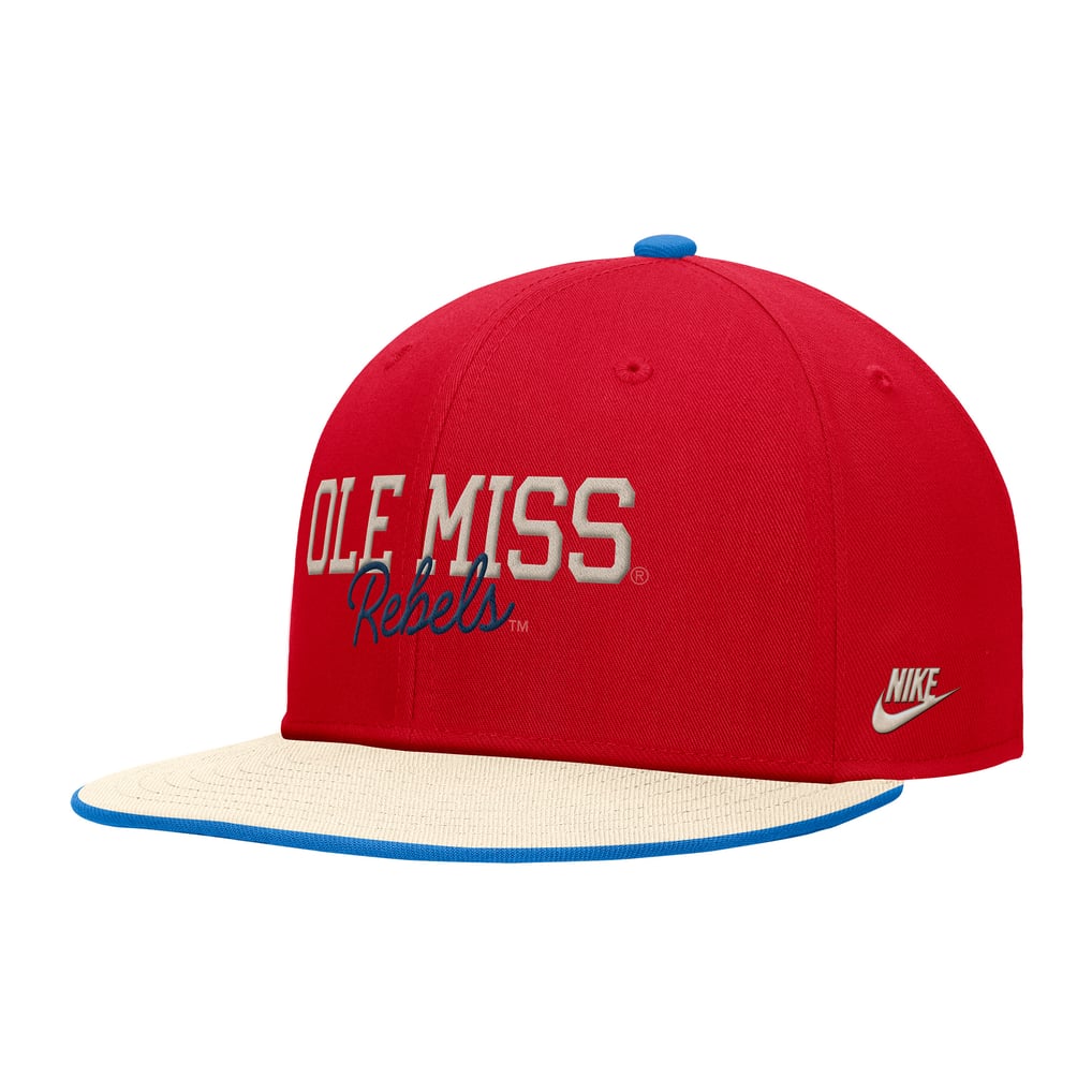 Ole Miss Rebels Nike Vintage Script Pro Dri-FIT Snapback Hat - Red