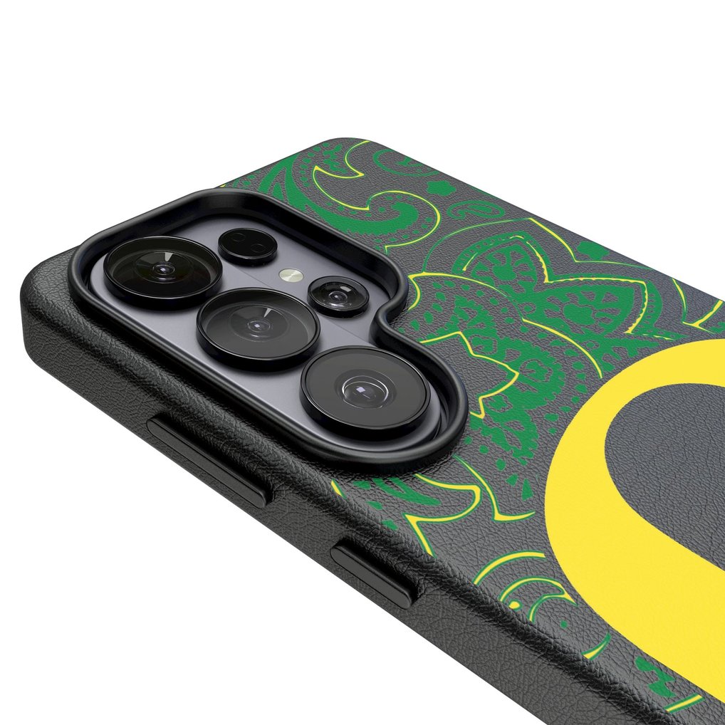 Oregon Ducks Keyscaper Paisley Galaxy Magnetic Bump Case