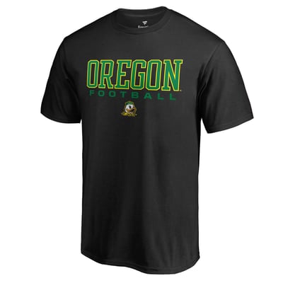 Oregon Ducks Team Unity Football T-Shirt - Black