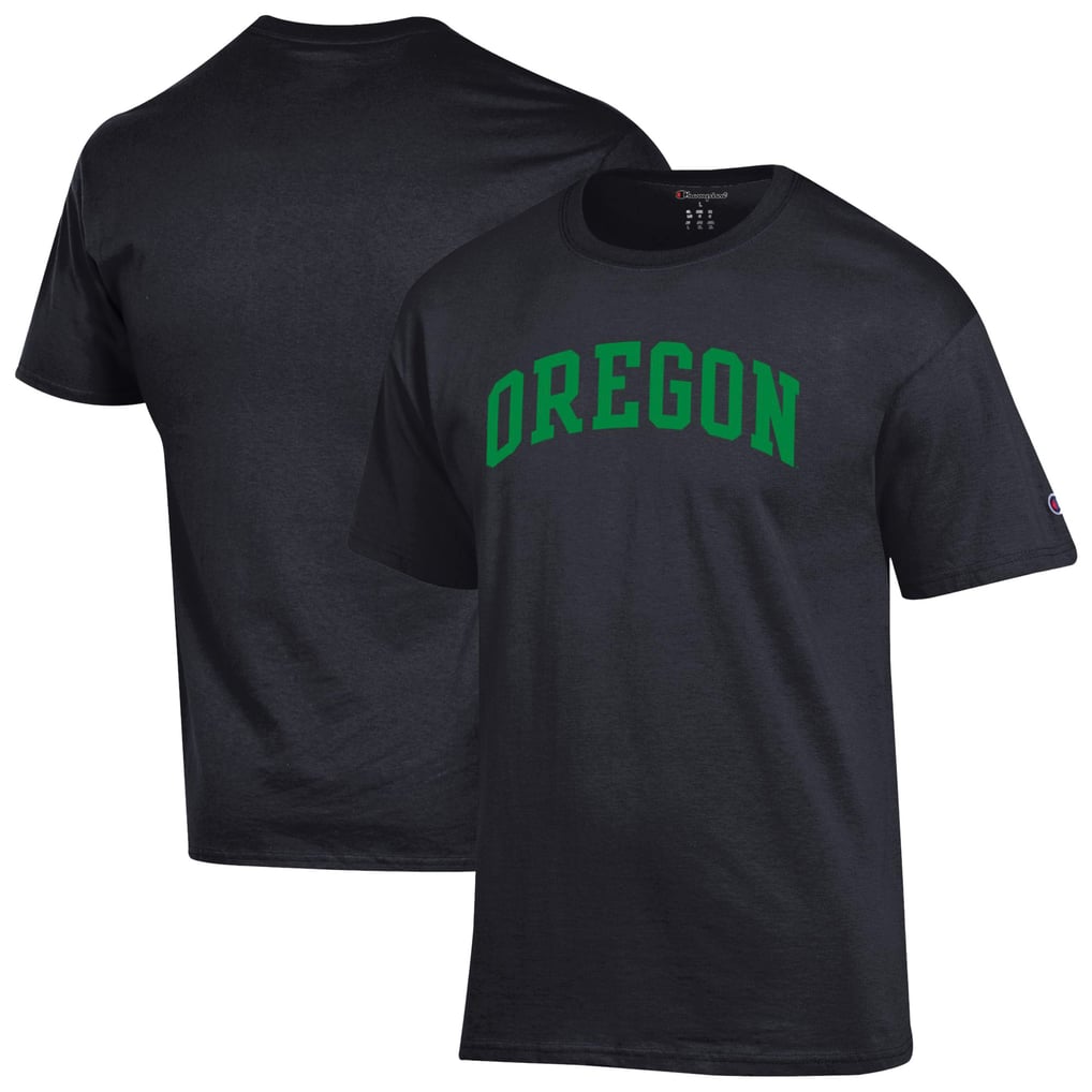  Oregon Ducks Champion Basic Arch T-Shirt - Black
