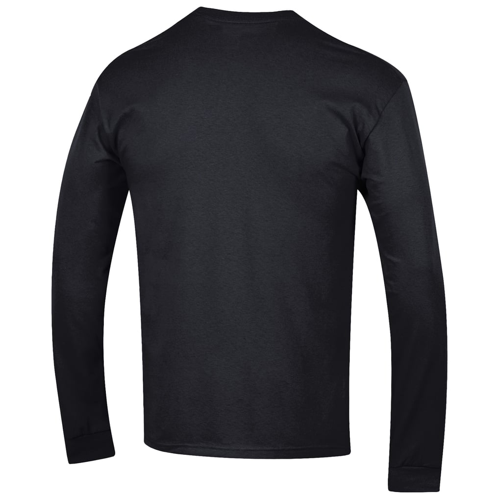 Oregon Ducks Champion Stack Logo Lacrosse Powerblend Long Sleeve T-Shirt - Black