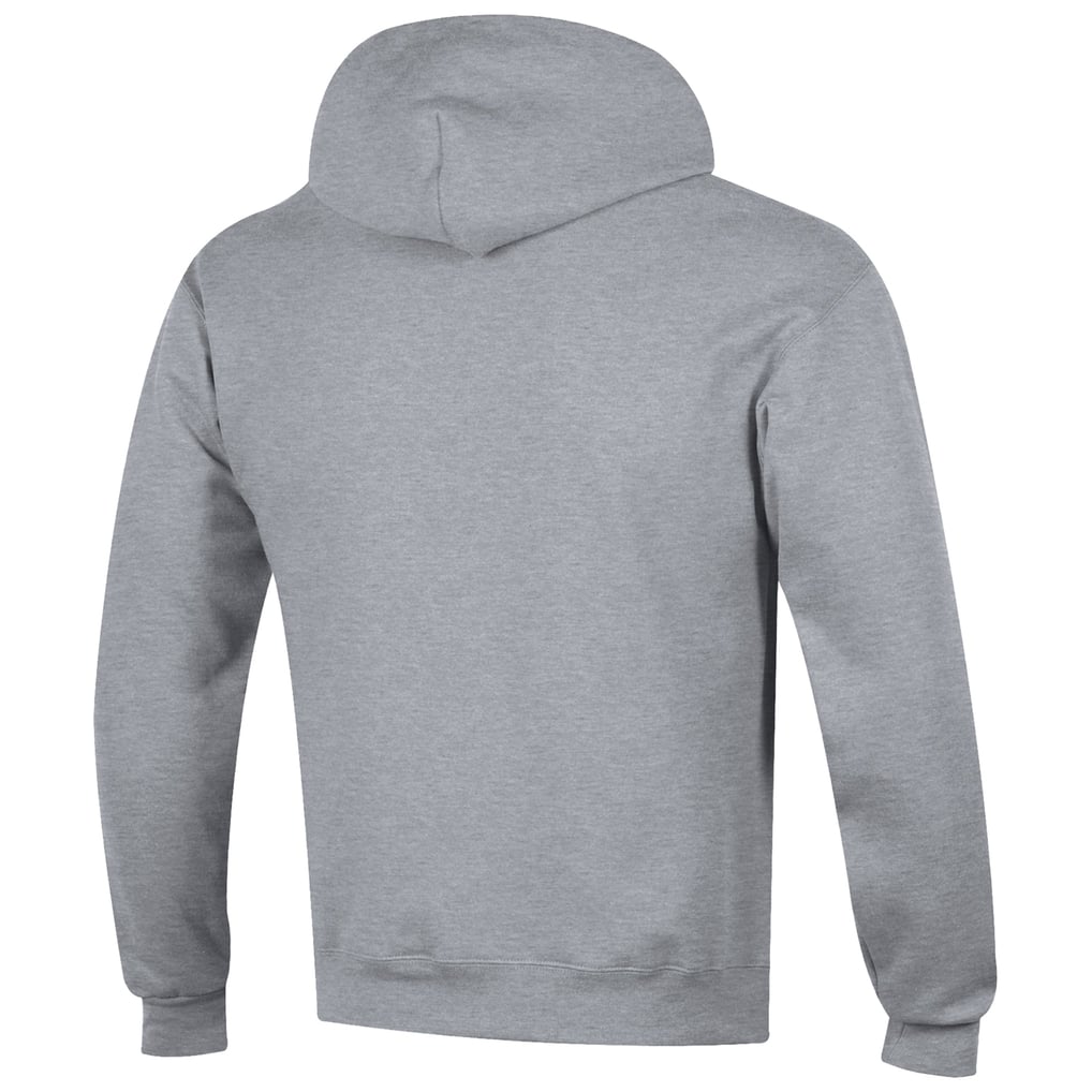 Oregon Ducks Champion Lacrosse Icon Powerblend Pullover Hoodie - Heather Gray