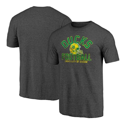 Oregon Ducks Elite Offense Tri-Blend T-Shirt - Charcoal