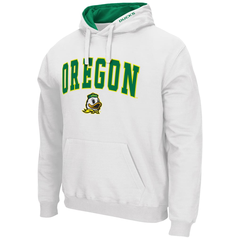 Oregon Ducks Colosseum Arch & Logo 3.0 Pullover Hoodie - White