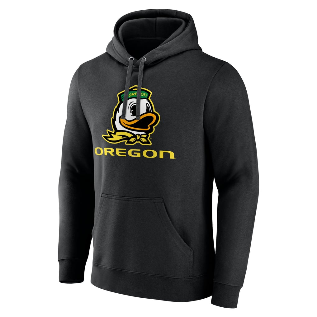  Oregon Ducks Fanatics Team Lockup Pullover Hoodie - Black
