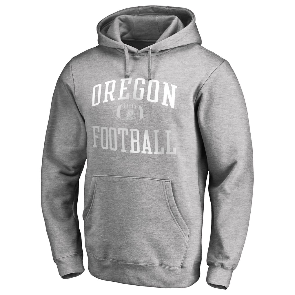 Oregon Ducks First Sprint Pullover Hoodie - Heather Gray