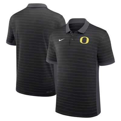 Oregon Ducks Nike 2026 Early Season Coaches Sideline Victory Stripe Dri-FIT Polo - Black