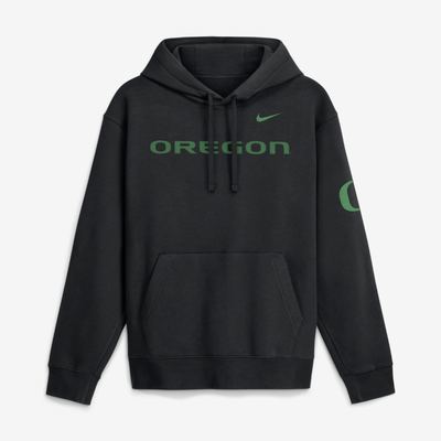  Oregon Ducks Nike 2026 Sideline Club Fleece Hoodie - Black