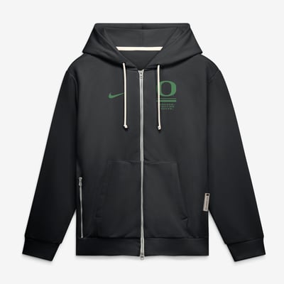  Oregon Ducks Nike 2026 Sideline Standard Issue Dri-FIT Full-Zip Hoodie - Black