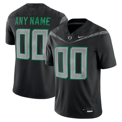 Oregon Ducks Nike Custom Game Jersey - Black