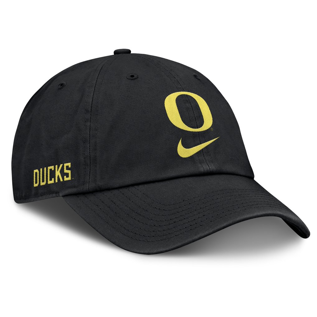 Oregon Ducks Nike Primetime Club Adjustable Hat - Black