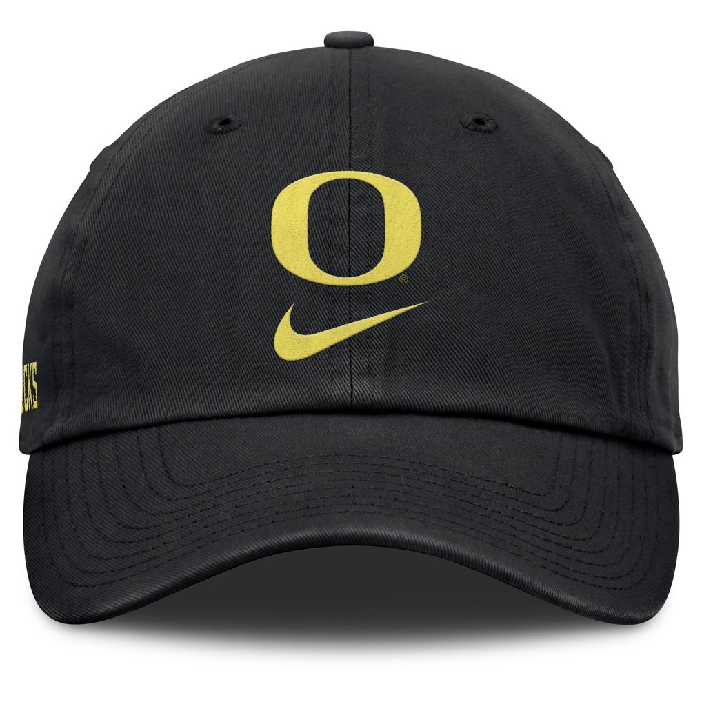 Oregon Ducks Nike Primetime Club Adjustable Hat - Black
