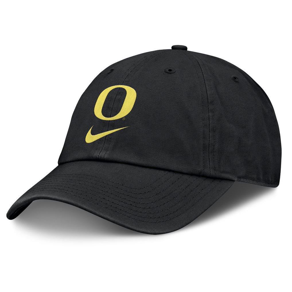 Oregon Ducks Nike Primetime Club Adjustable Hat - Black