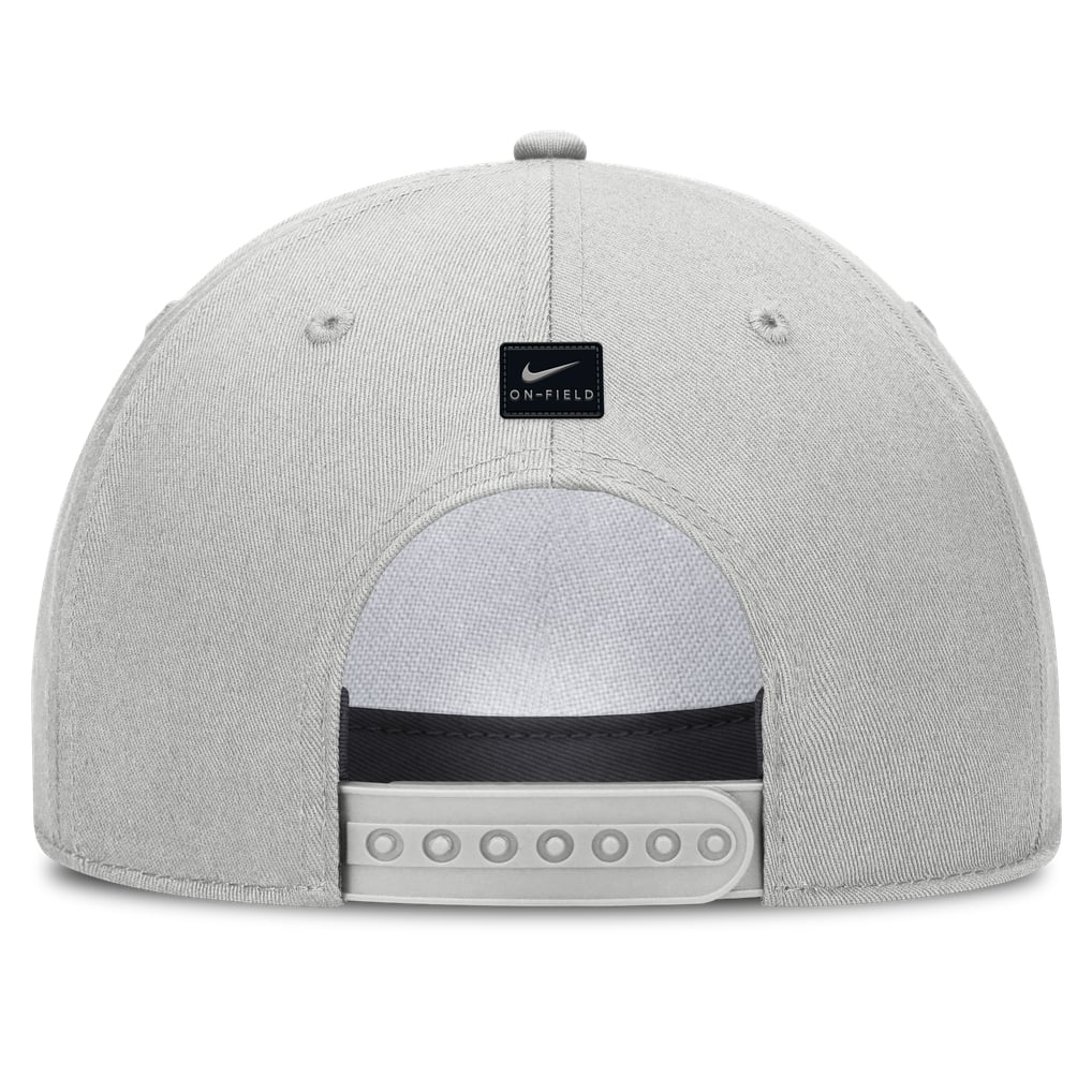  Oregon Ducks Nike 2026 Sideline Dri-FIT Rise Adjustable Hat - Gray