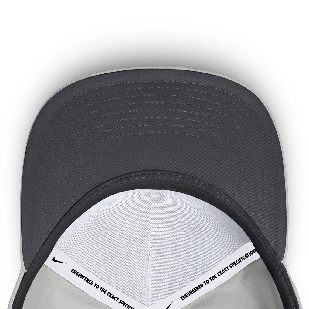  Oregon Ducks Nike 2026 Sideline Dri-FIT Rise Adjustable Hat - Gray