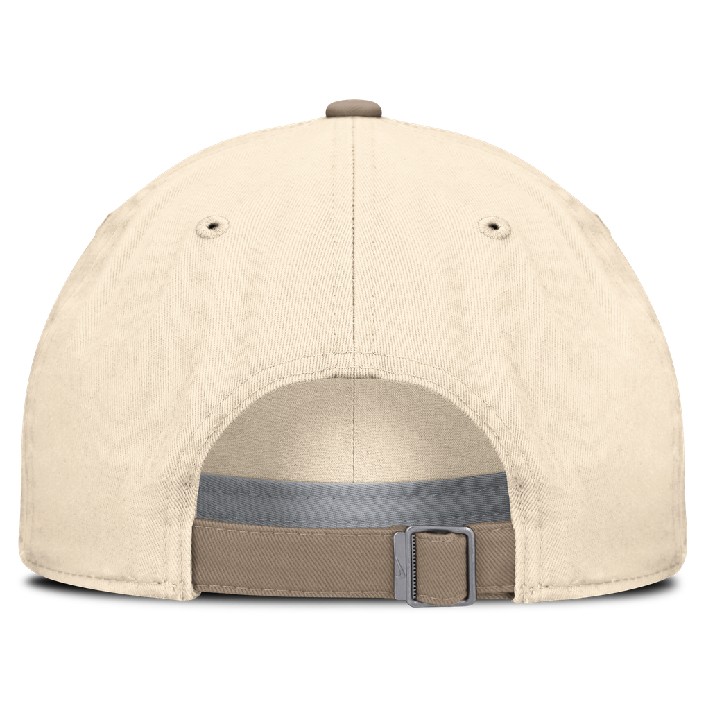Oregon Ducks Nike Two-Tone Club Adjustable Hat - Natural/Khaki