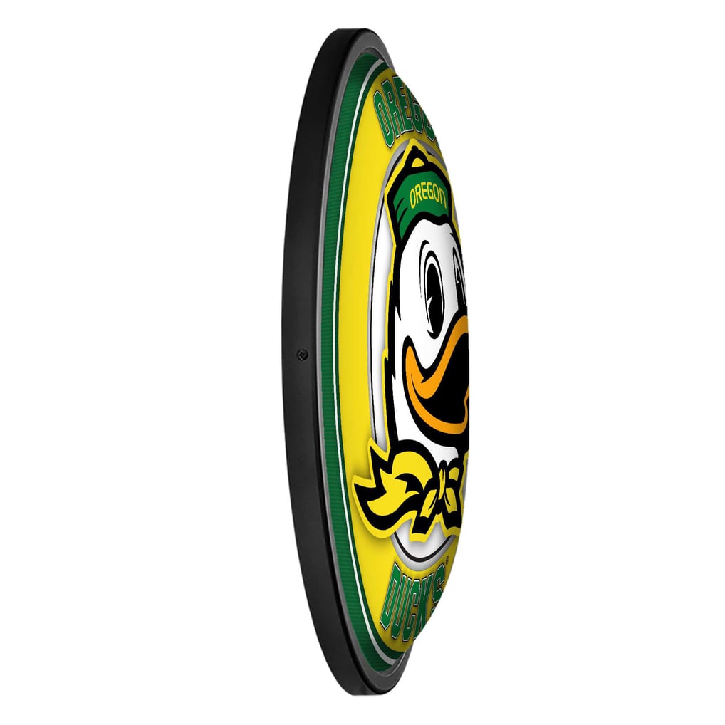 Oregon Ducks 18'' Round Slimline Illuminated Wall Sign