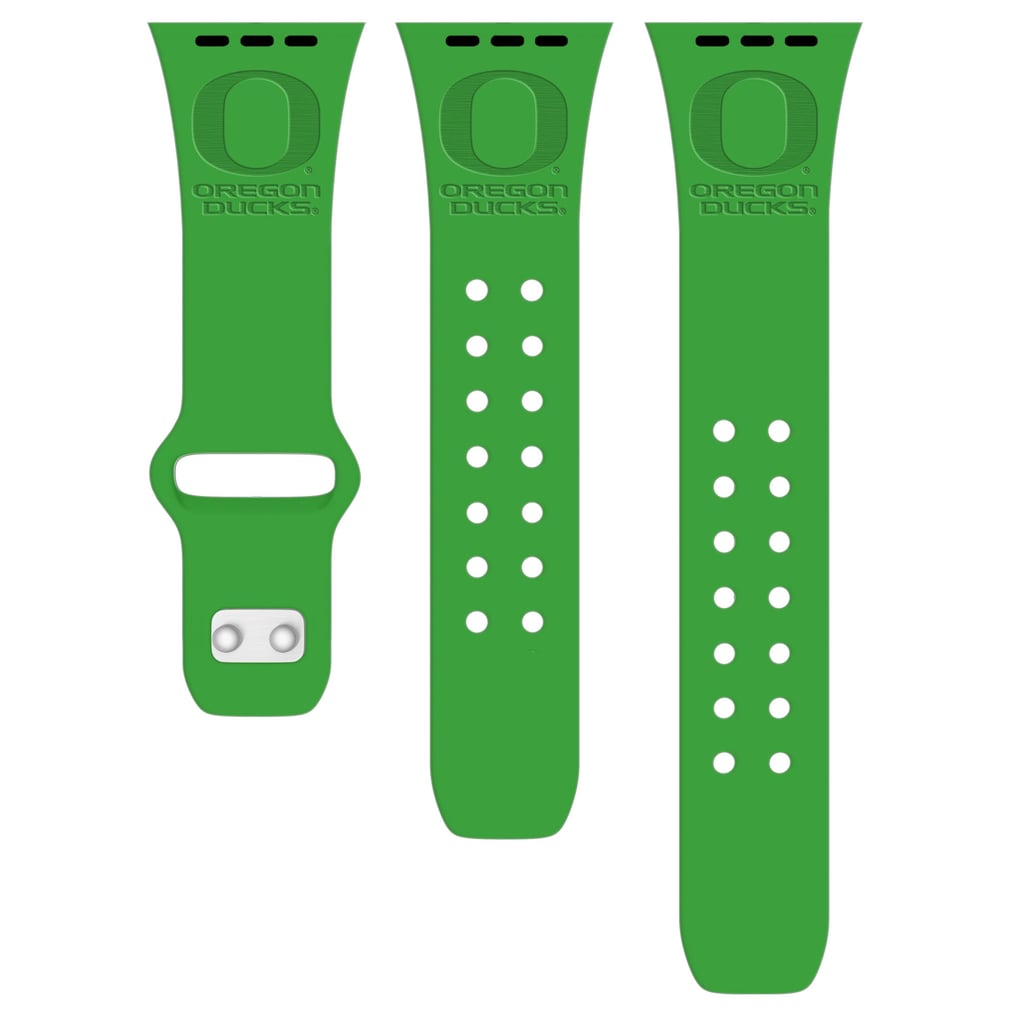 Oregon Ducks Debossed Silicone Apple Watch Band