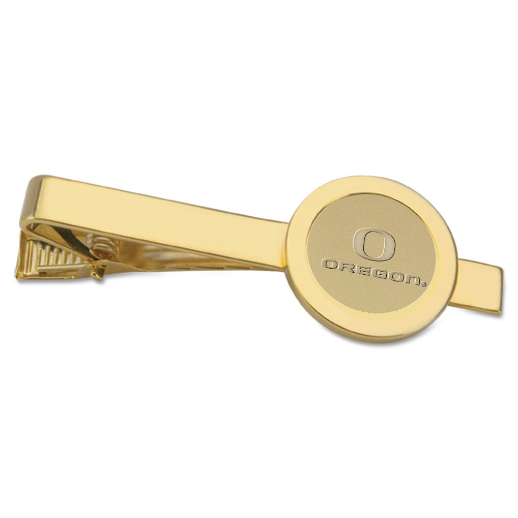 Oregon Ducks Gold Tie Bar