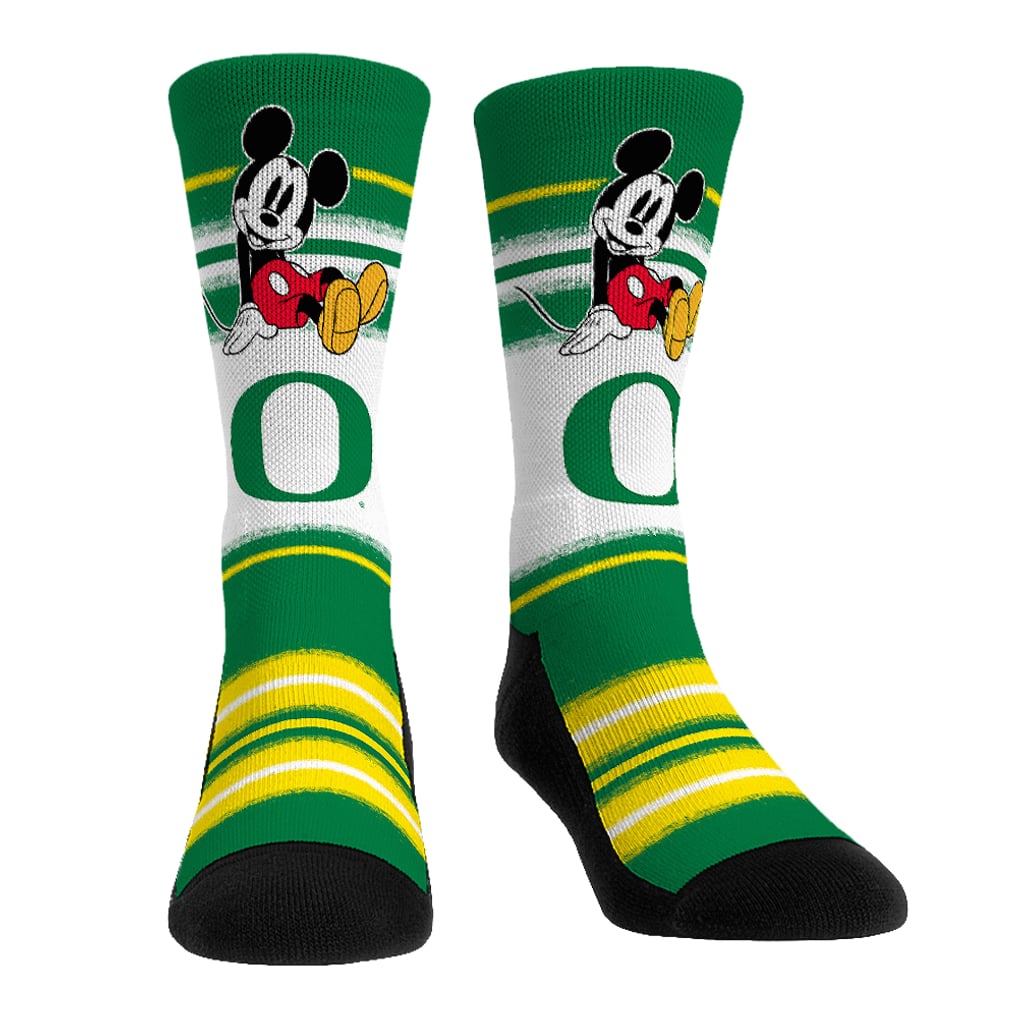 Oregon Ducks Rock Em Socks Unisex Disney Three-Pack Crew Socks