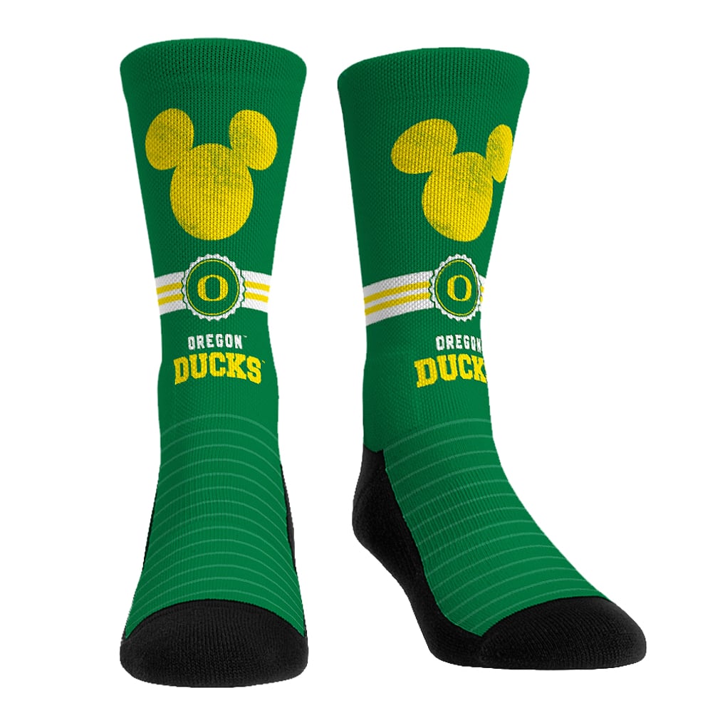 Oregon Ducks Rock Em Socks Unisex Disney Three-Pack Crew Socks