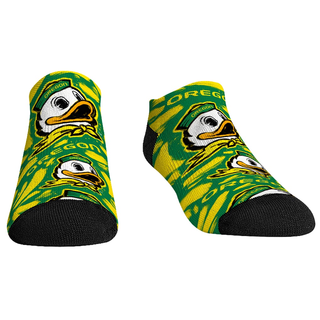 Oregon Ducks Rock Em Socks Unisex Make Some Noise Three-Pack Low-Cut Socks Set