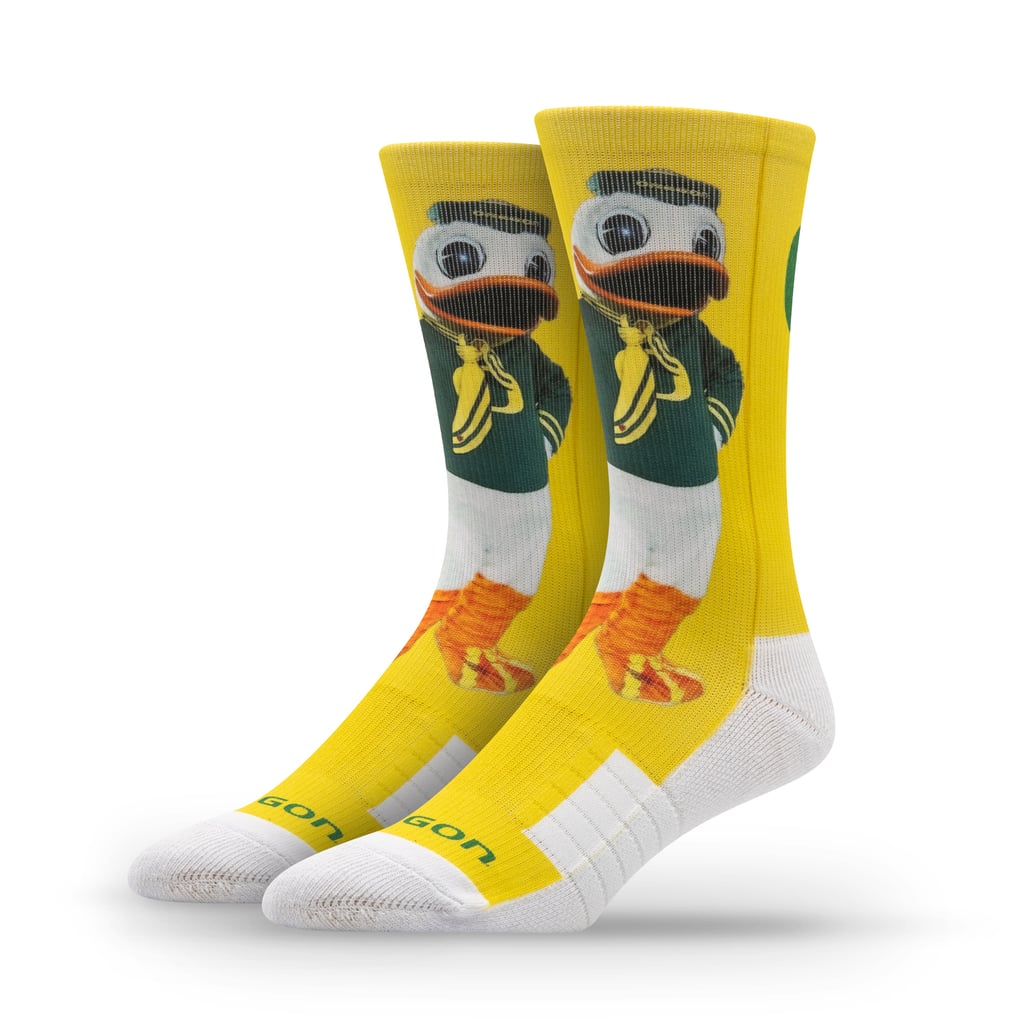 Oregon Ducks Strideline Unisex Premium Mascot Crew Socks
