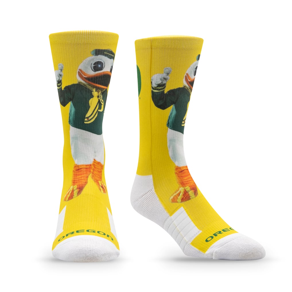 Oregon Ducks Strideline Unisex Premium Mascot Crew Socks