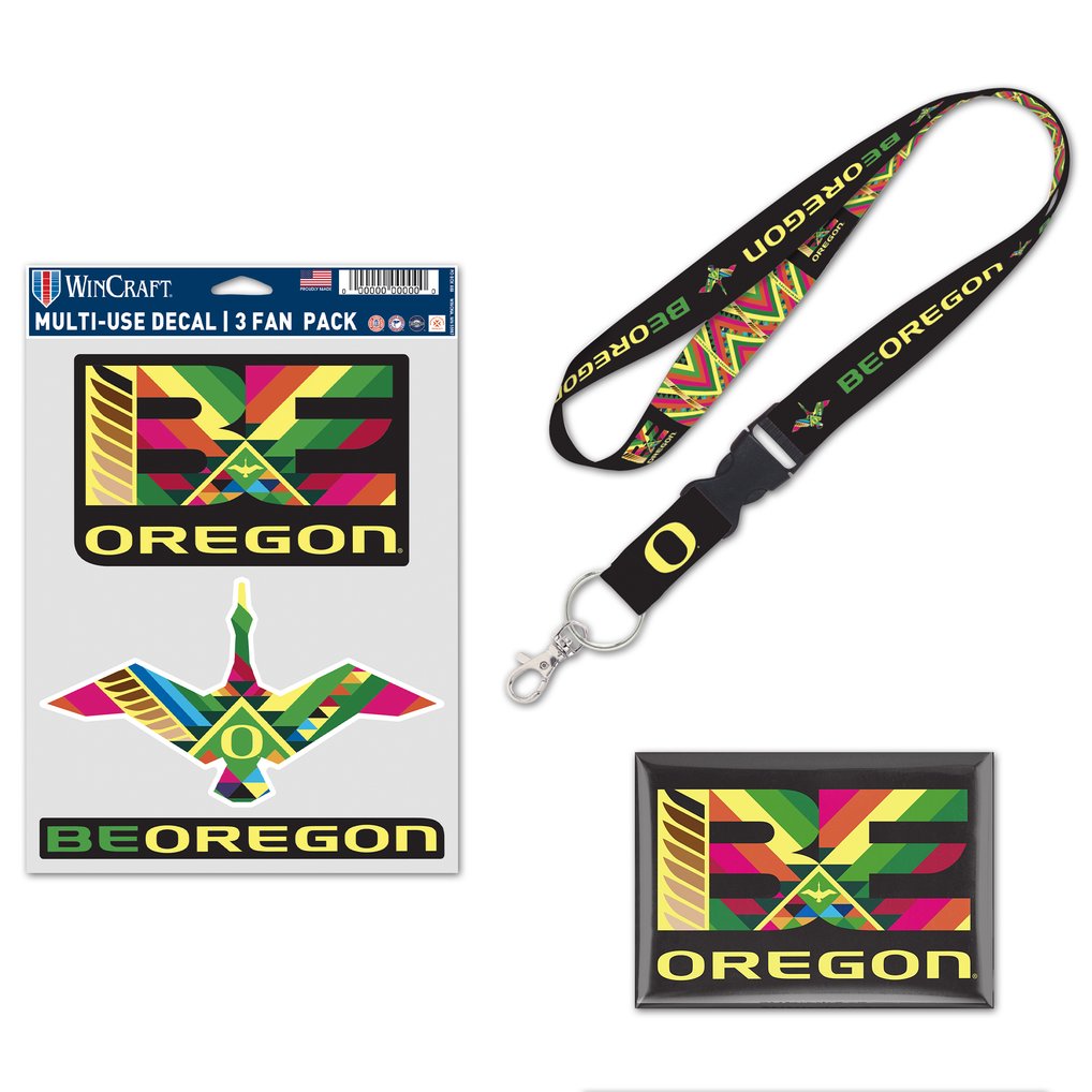 Oregon Ducks WinCraft Three-Piece Fan Pack