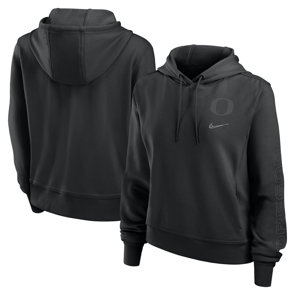 Oregon Ducks Nike Women's One Pullover Hoodie - Black