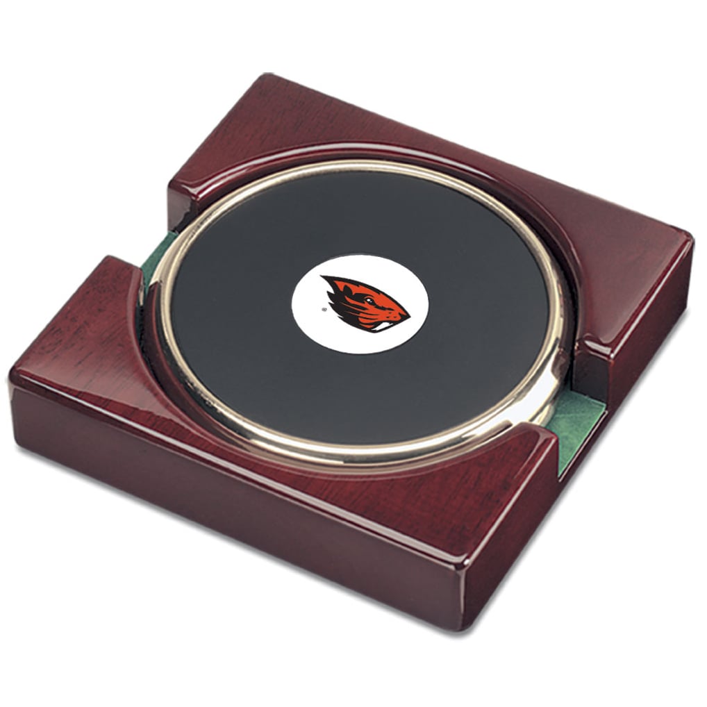  Oregon State Beavers Two-Piece Coaster Set - Gold