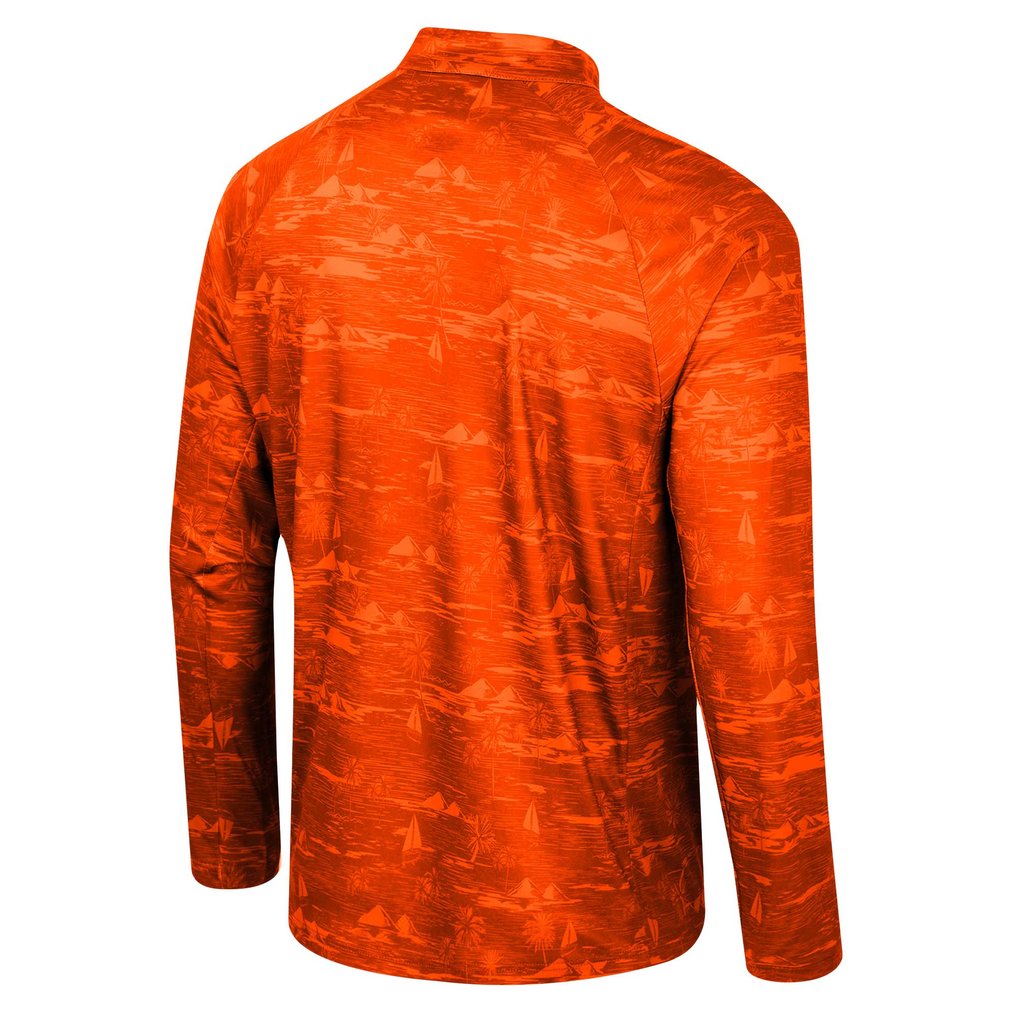 Oregon State Beavers Colosseum Carson Raglan Quarter-Zip Jacket - Orange