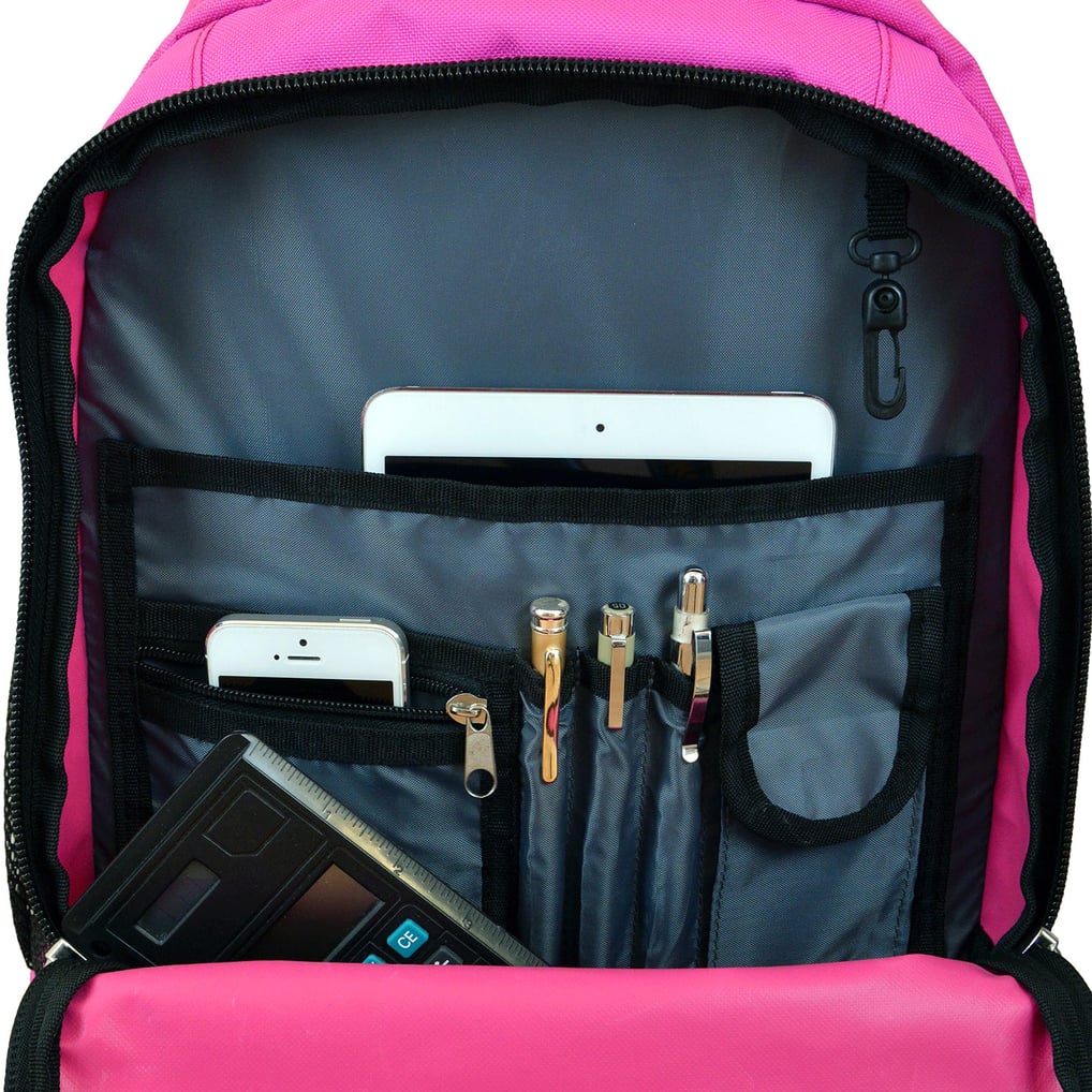 Oregon State Beavers MOJO 19'' Premium Wheeled Backpack - Pink
