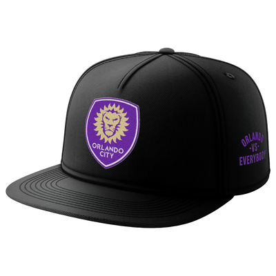 Orlando City SC Paper Planes Unisex Snapback Hat - Black