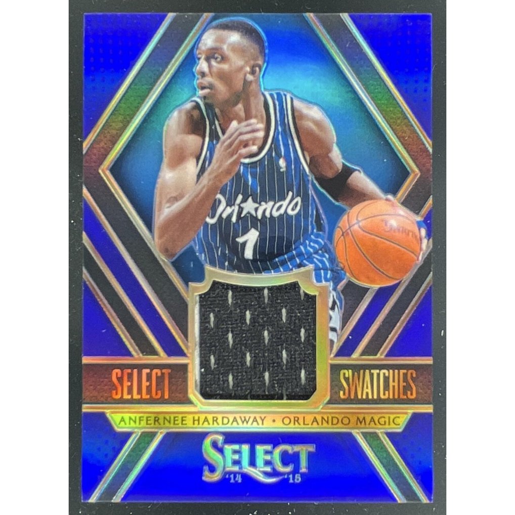 2014-15 Panini Prizm Prizms Blue #203 Anfernee Hardaway /99