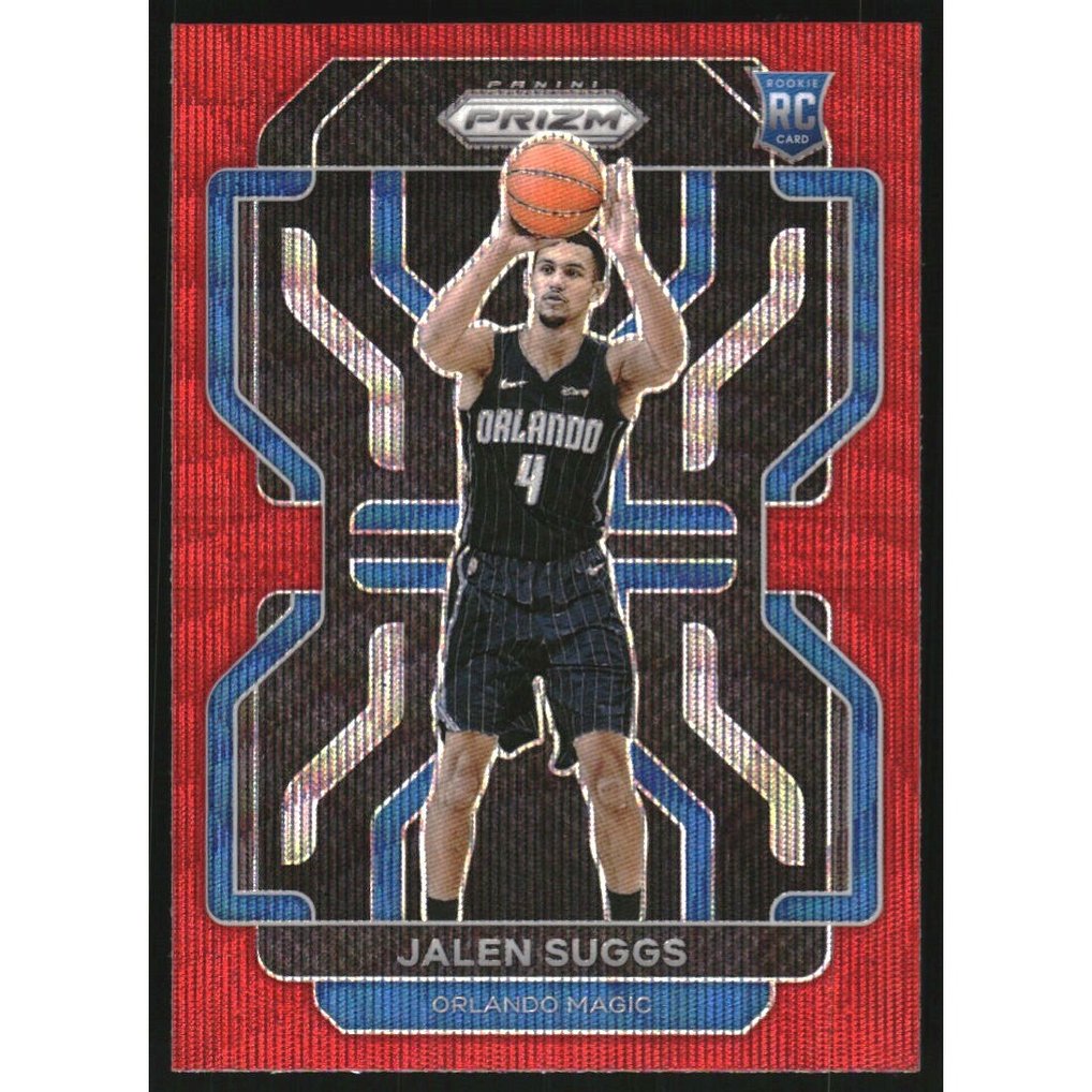 2021-22 Panini Prizm Prizms Ruby Wave #314 Jalen Suggs