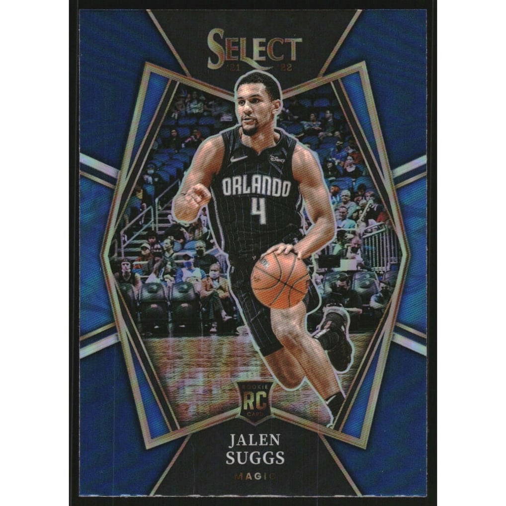 2021-22 Select Prizms Blue #102 Jalen Suggs