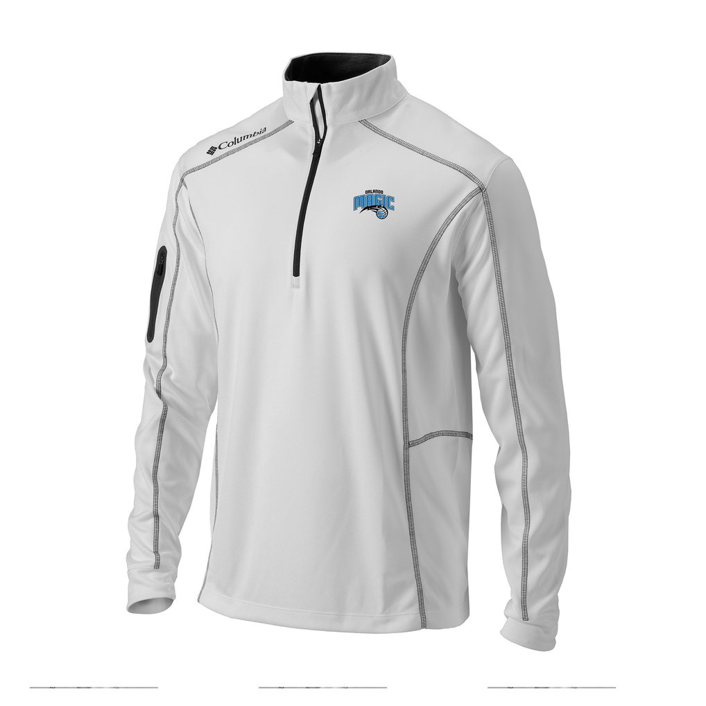  Orlando Magic Columbia Omni-Wick Shotgun Quarter-Zip Jacket - White