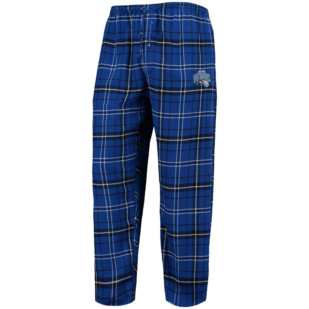 Orlando Magic Concepts Sport Ultimate Plaid Flannel Pants - Blue/Black
