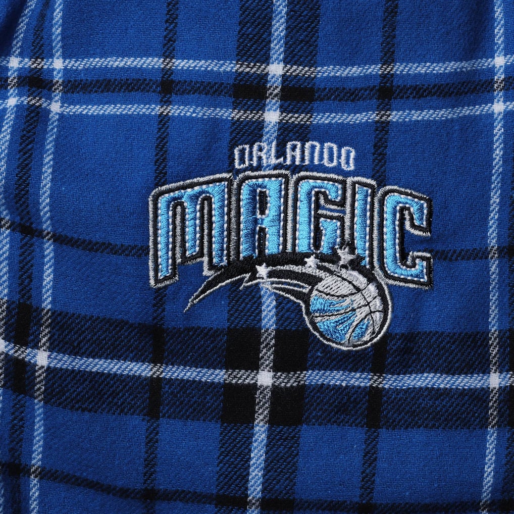 Orlando Magic Concepts Sport Ultimate Plaid Flannel Pants - Blue/Black